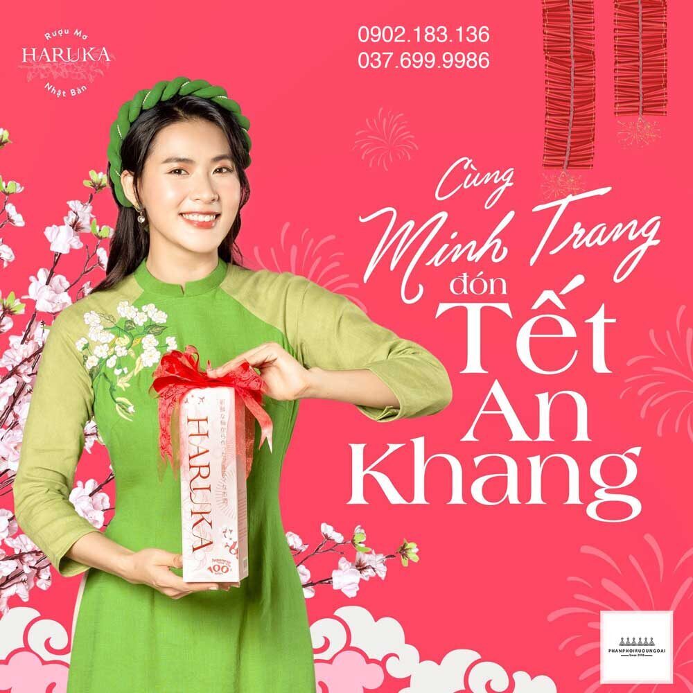 Cùng diễn viên Minh Trang đón tết với rượu Mơ Haruka 2021 Cùng diễn viên Minh Trang đón tết với rượu Mơ Haruka 2021
