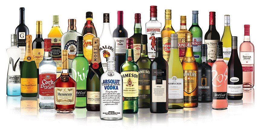 Một số dòng sản phẩm của Pernod Ricard