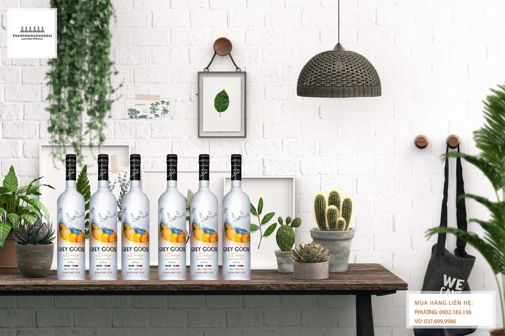 Rượu Vodka Pháp hương cam Ảnh Rượu Grey Goose L'Orange Vodka