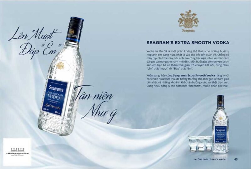 Catalog rượu Vodka Seagram's - Chia sẻ với những người bạn 