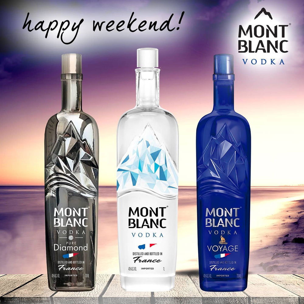 Hạnh phúc cuối tuần tuyệt vời với Vodka Pháp Mont Blanc
