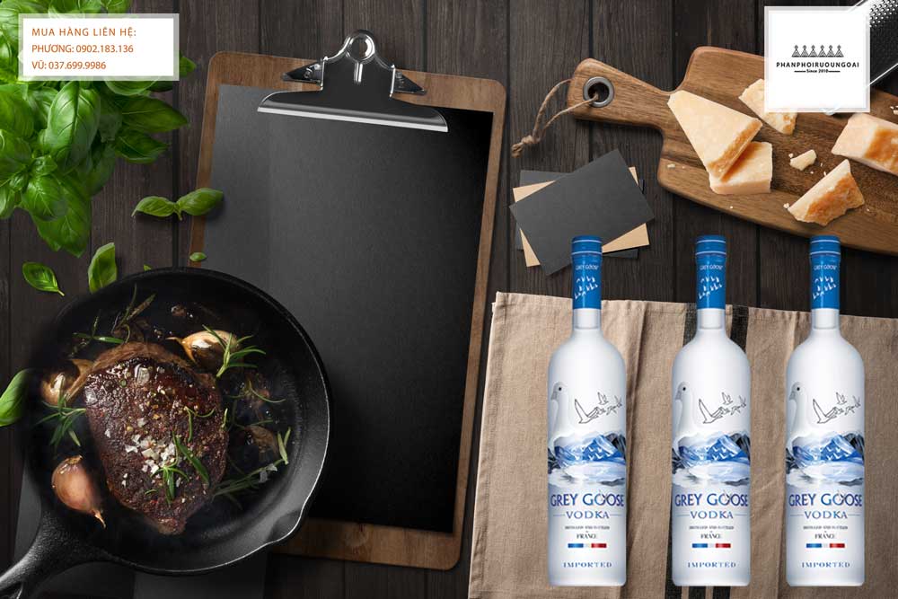 Thưởng thức rượu Vodka Grey Goose 750 ml