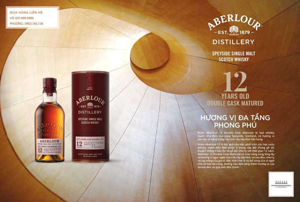 Catalog Aberlour 12 Double Cask Matured mang hương vị phong phú đa tầng Catalog Aberlour 12 Double Cask Matured mang hương vị phong phú đa tầng
