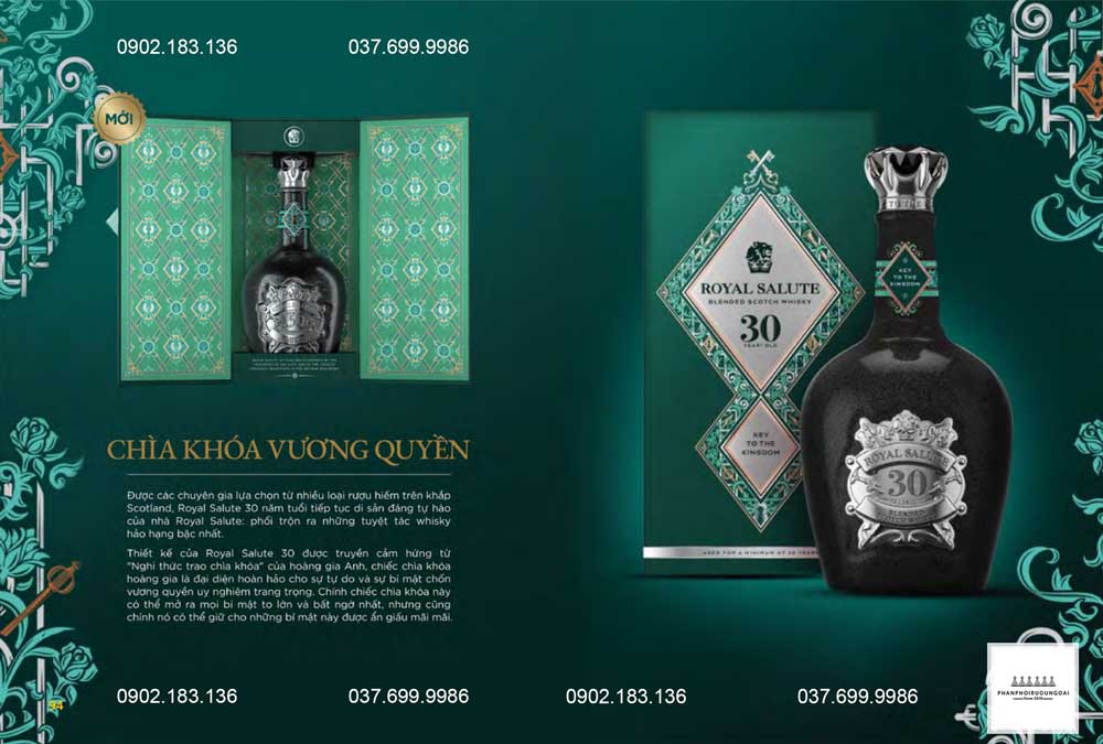 Chivas 30 năm chìa khoá của vương quyền hoàng gia Anh Quốc