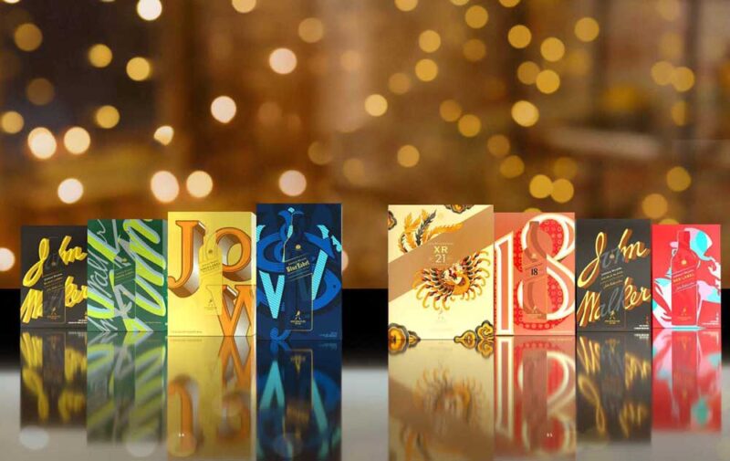 Rượu Johnnie Walker ra mắt phiên bản hộp quà tết cho tết nguyên đán 2022