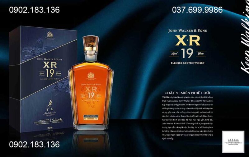 Rượu Johnnie Walker XR19 chất vị miền nhiệt đới Rượu Johnnie Walker XR19 chất vị miền nhiệt đới