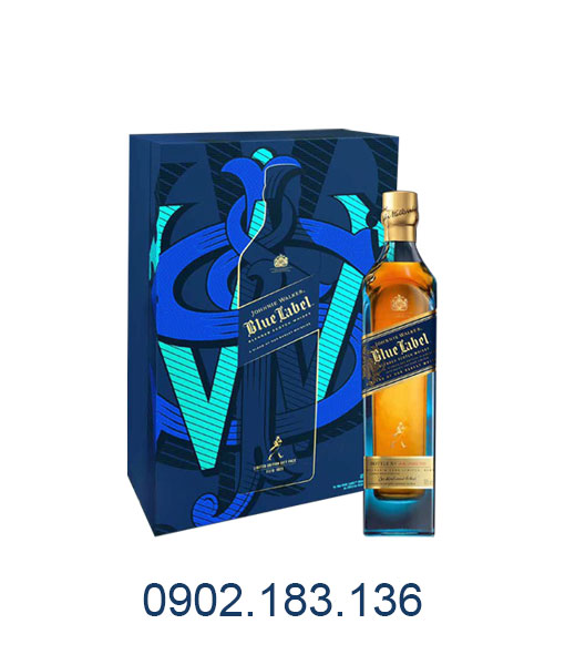 Rượu Johnnie Walker Blue Label hộp quà tết 2022 món quà tri ân