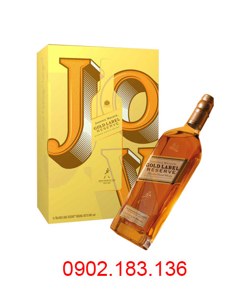 Rượu Johnnie Walker Gold Label hộp quà tết 2022 cho biếu tặng tết