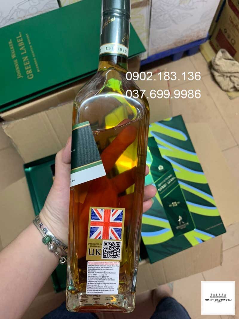 Tem phụ của Rượu Johnnie Walker Green Label Tem phụ của Rượu Johnnie Walker Green Label