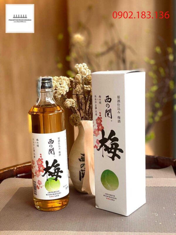 Hình ảnh rượu Mơ Nhật Bản Nishino Seki Umeshu