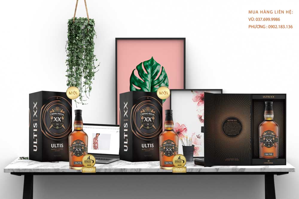 Ảnh Rượu Chivas Regal Ultis XX cho biếu tặng tết nguyên đán 2023