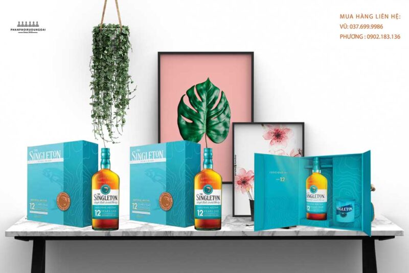 Ảnh Rượu Singleton 12 năm hộp quà tết 2023 cho biếu tặng 