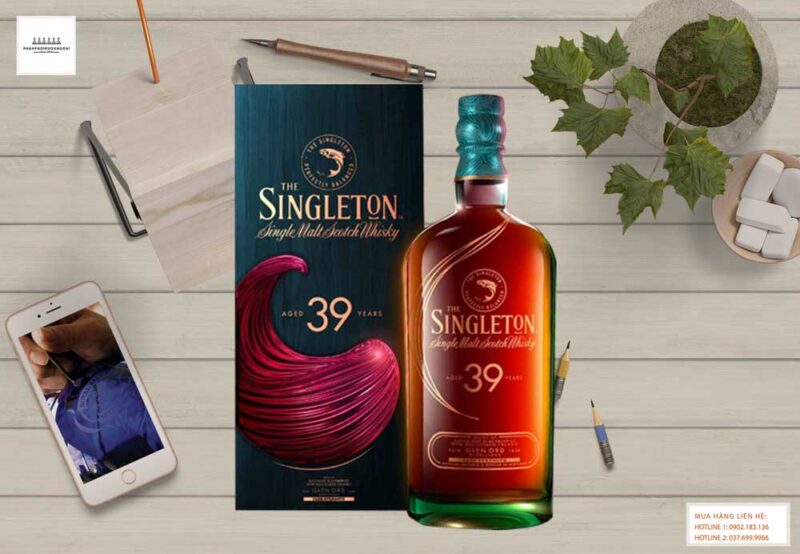 Ảnh trưng bày rượu SIngleton 39 năm Glen Ord cho nhà sưu tầm