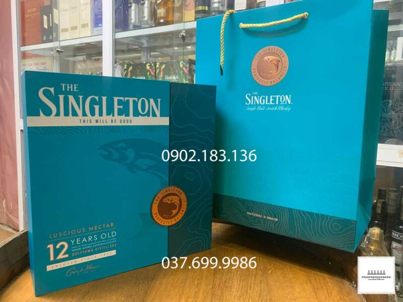 Ảnh thực tế Rượu Singleton 12 năm hộp quà tết 2023 