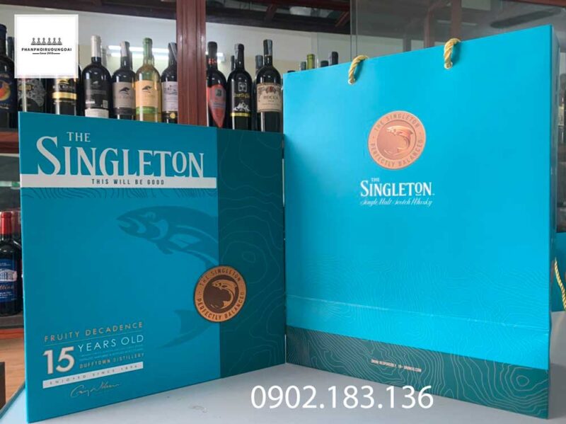 Ảnh thực tế Rượu Singleton 15 hộp quà tết 2023 