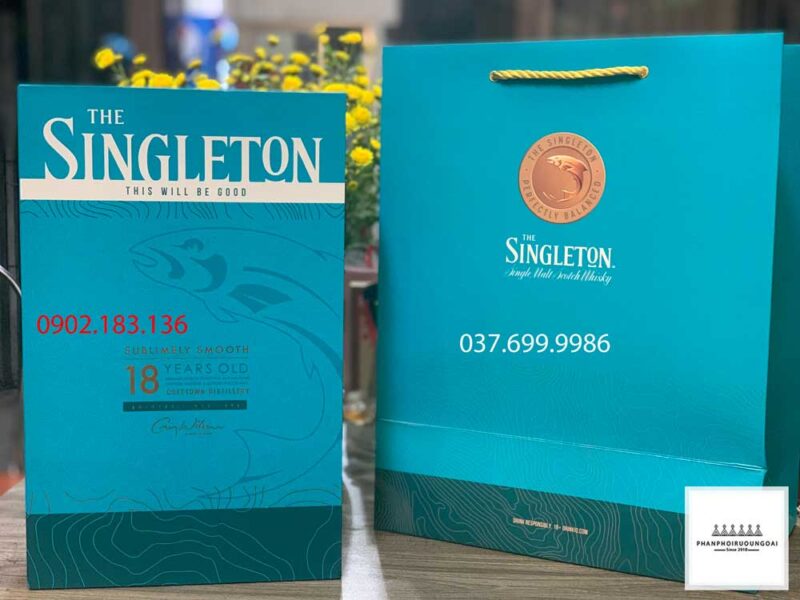 Ảnh Thực Tế Rượu Singleton 18 năm hộp quà tết 2023 