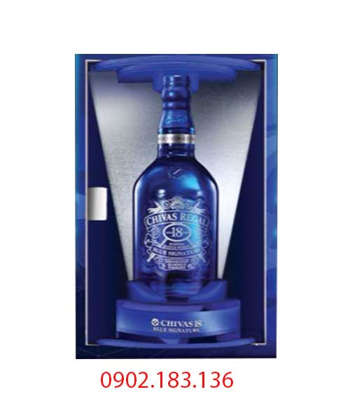 Mở hộp rượu Chivas 18 Blue Signature hộp quà tết 2023