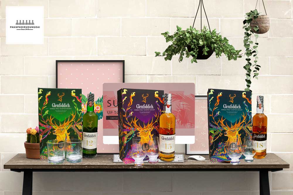 Các sản phẩm rượu Glenfiddich cho tết nguyên đán 2023