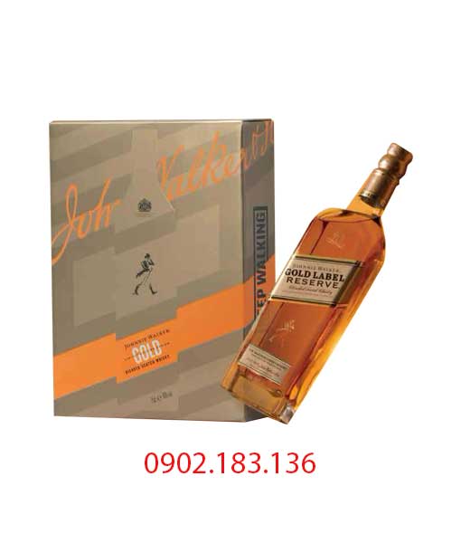 Hộp giấy rượu Johnnie Walker Gold Label Reserve tết 2023