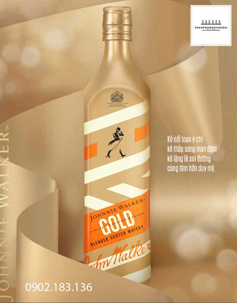 Johnnie Walker Gold Label Icon - Kẻ nổi loạn thắp sáng màn đêm