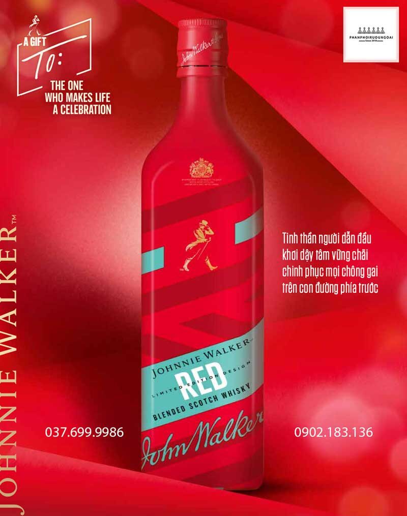 Johnnie Walker Red Label Icon khơi dậy tinh thần người dẫn đầu