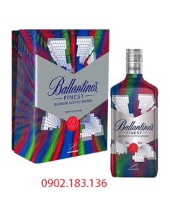 Rượu Ballantine's Finest hộp quà tết 2023 là phiên bản kết hợp với nghệ sĩ J.Demsky
