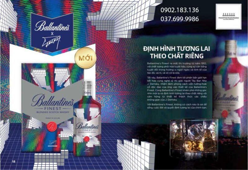 Rượu Ballantine's Finest hộp quà tết 2023 Rượu Ballantine's Finest hộp quà tết 2023 định hình tương lai theo chất riêng