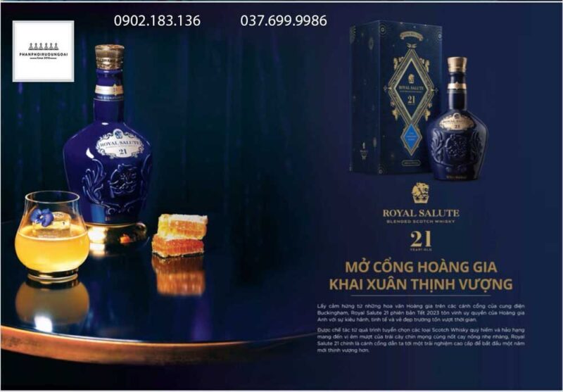 Rượu Chivas 21 hộp quà tết mở ra cánh cổng thịnh vượng