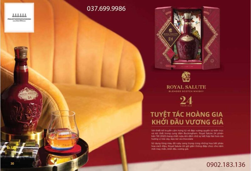 Tuyệt tác hoàng gia Rượu Chivas 24 hộp quà tết 2023 - Tuyệt tác hoàng gia