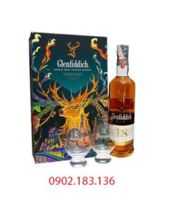 Rượu Glenfiddich 18 năm hộp quà tết 2023