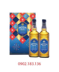 Rượu Imperial Blue hộp quà tết 2023 dành cho biếu tặng