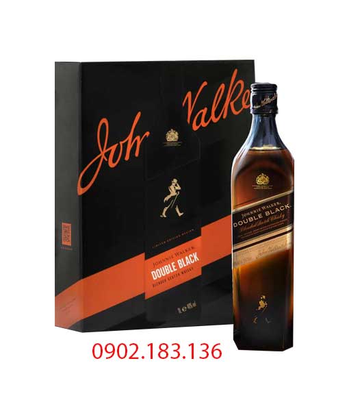 Rượu Johnnie Walker Double Black Label 1L hộp quà tết 2023
