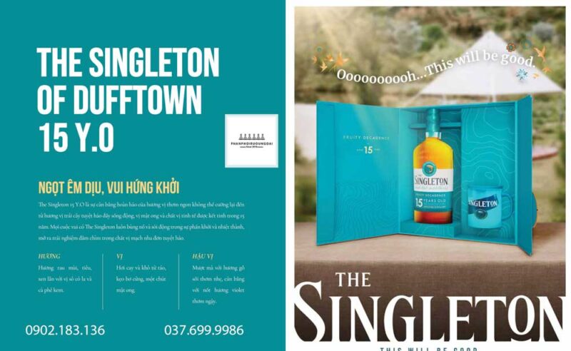 Rượu Singleton 15 năm ngọt ngào thêm hứng khởi 