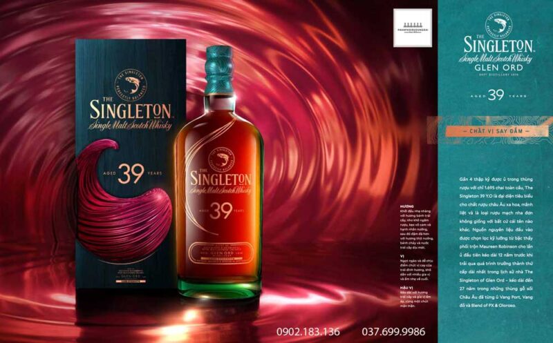 Rượu Singleton 39 năm Glen Ord chất vị đắm say