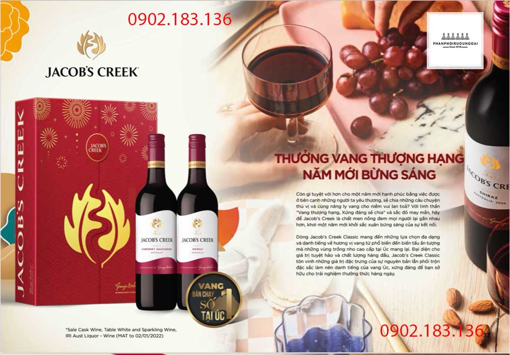 Rượu vang Jacob's Creek Classic được ra mắt với tinh thần vang thượng hạng xứng đáng sẻ chia 