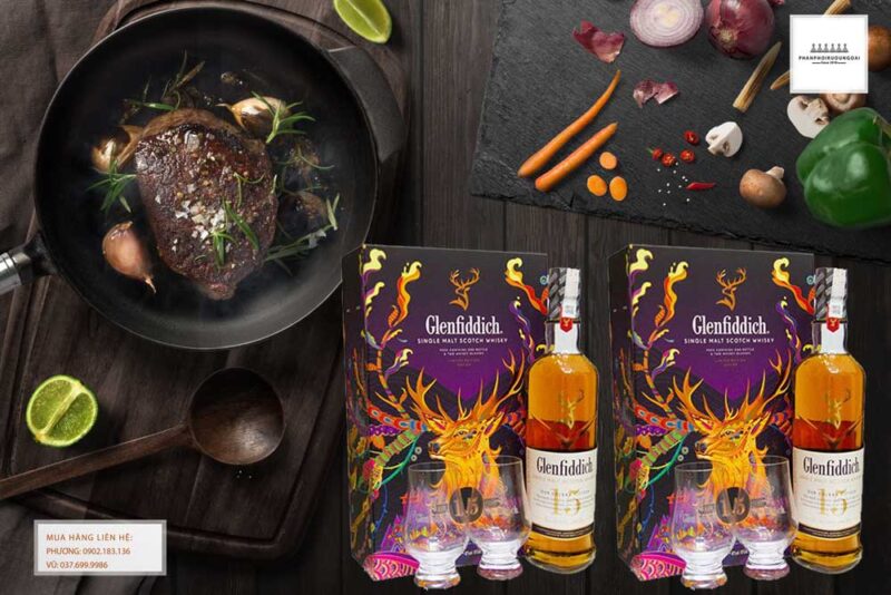 Thưởng thức rượu Glenfiddich 15 năm hộp quà tết 2023 Thưởng thức rượu Glenfiddich 15 hộp quà tết 2023