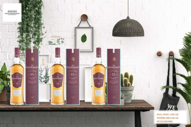 Ảnh Rượu Glen Grant 15 năm Ảnh trưng bày Rượu Glen Grant 15 năm cho biếu tặng