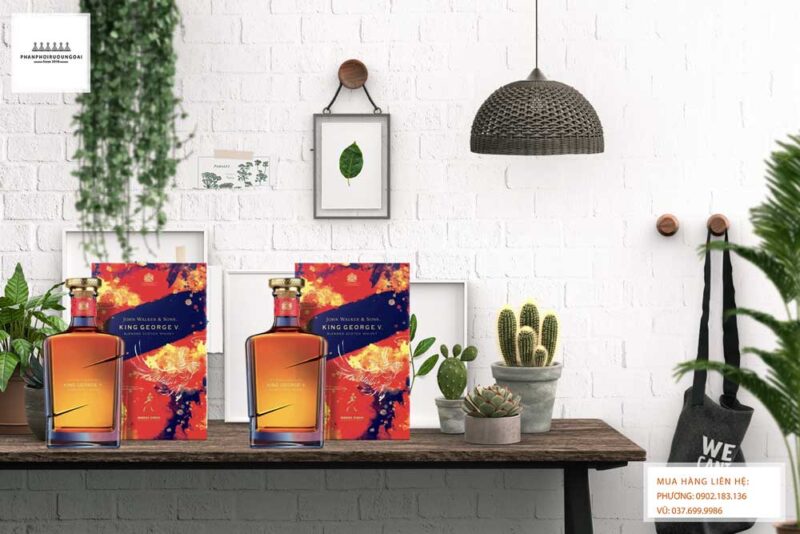 rượu John Walker & Sons King George V hộp quà tết 2023 Ảnh trưng bày rượu John Walker & Sons King George V hộp quà tết 2023