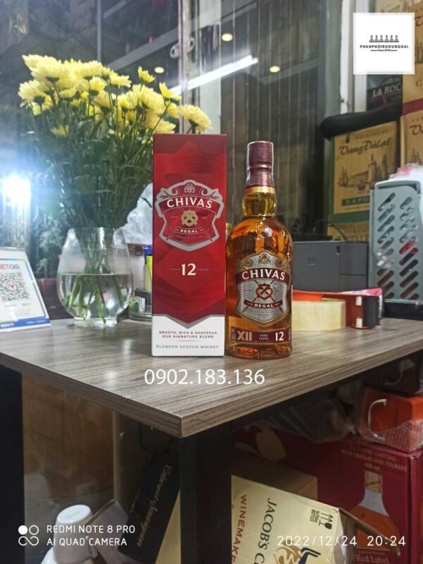 Giá rượu Chivas 12 năm tuổi tại thị trường Việt Nam