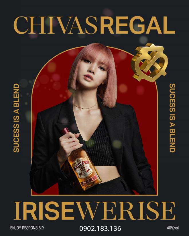 Lisa trở thành đại diện nữ của thương hiệu Rượu Chivas Regal 