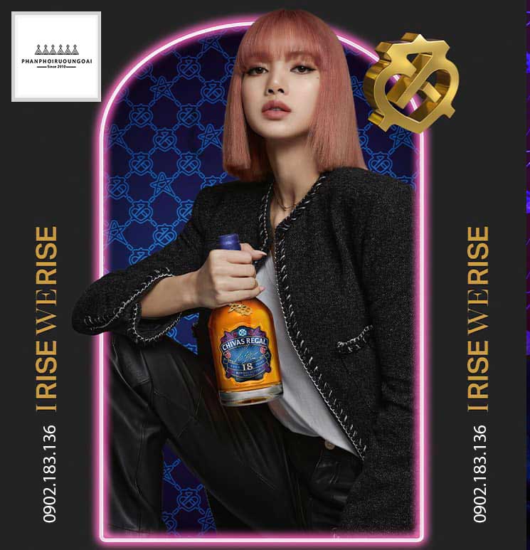 Nghệ sĩ Lisa và Rượu Chivas 18 năm Lisa 