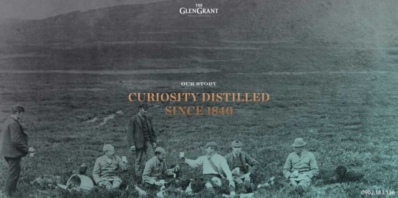 Thương hiệu Rượu Glen Grant là khu trưng cất được mọi người tò mò từ năm 1840