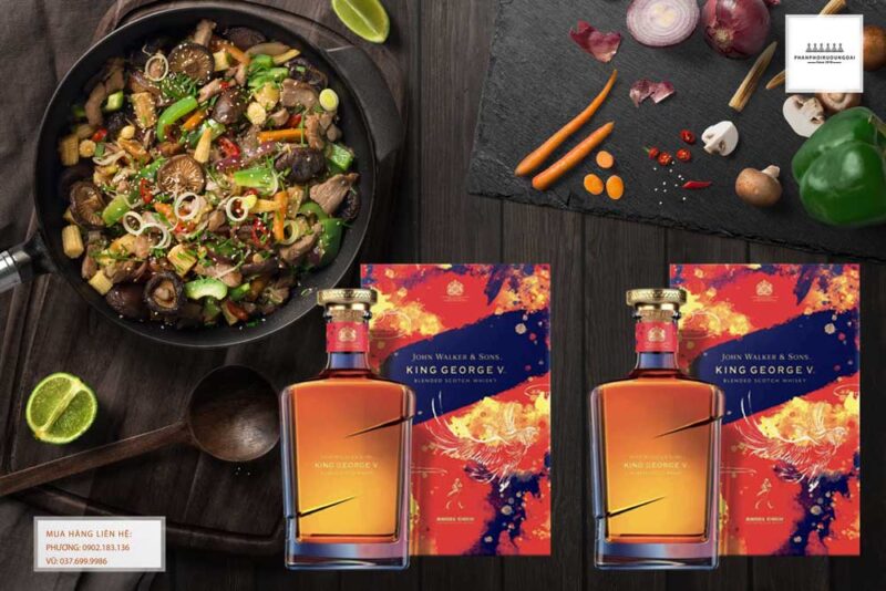 Thưởng thức rượu John Walker & Sons King George V hộp quà tết 2023