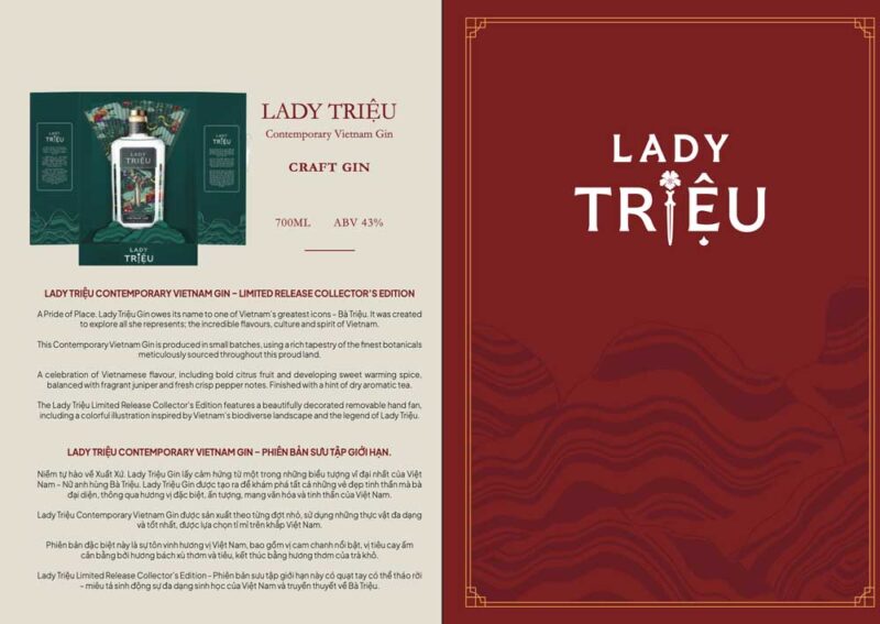Rượu Gin Lady Triệu cho tết nguyên đán 2023 Rượu Gin Thủ Công Lady Triệu cho tết nguyên đán 2023