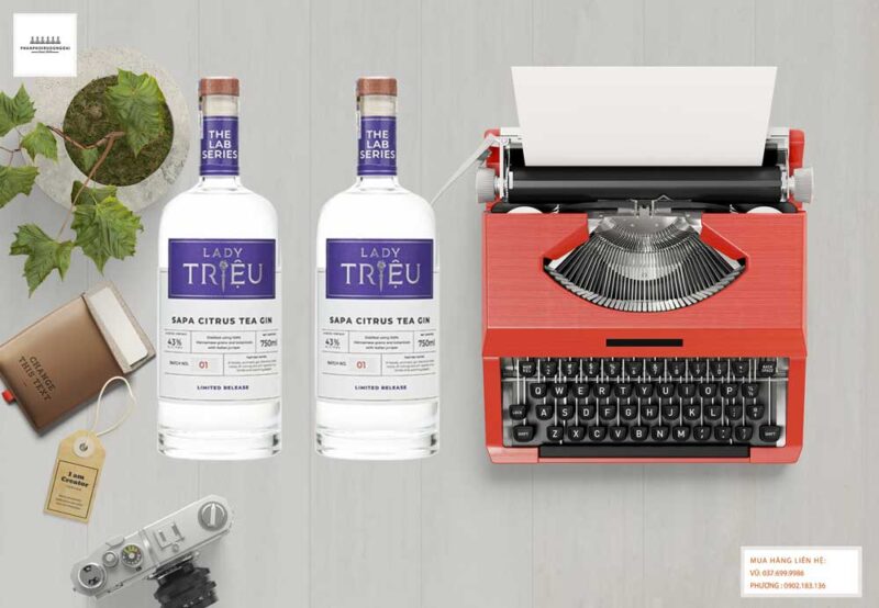 Rượu Lady Trieu Sapa Citrus Tea Gin Lady Triệu Sapa Citrus Tea Gin