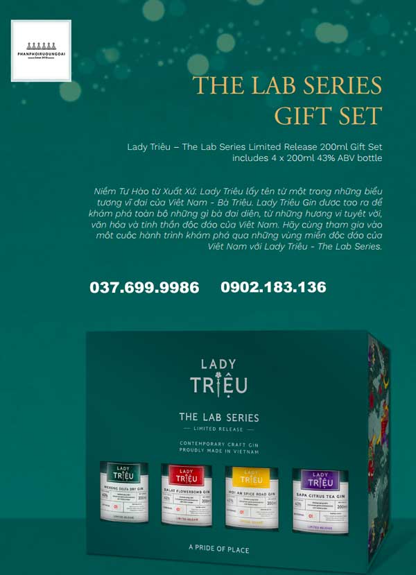 Bộ sản phẩm Lady Trieurj Lab Series Gift Set Tết 2024