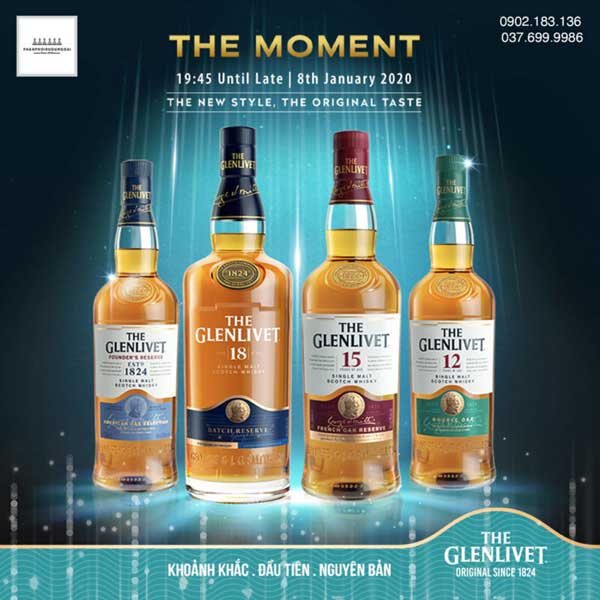 Các loại rượu The Glenlivet Các loại rượu The Glenlivet trong tết 2024