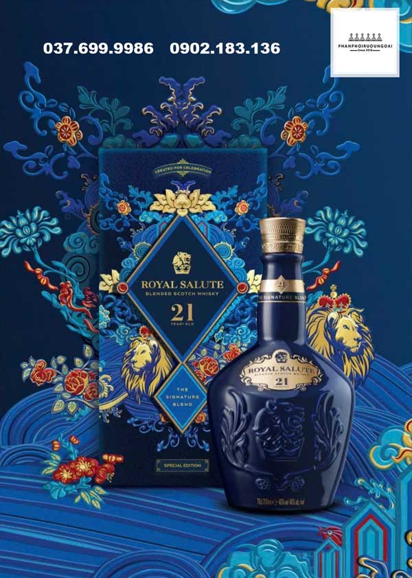 Rượu Chivas 21 hộp xanh tết 2024