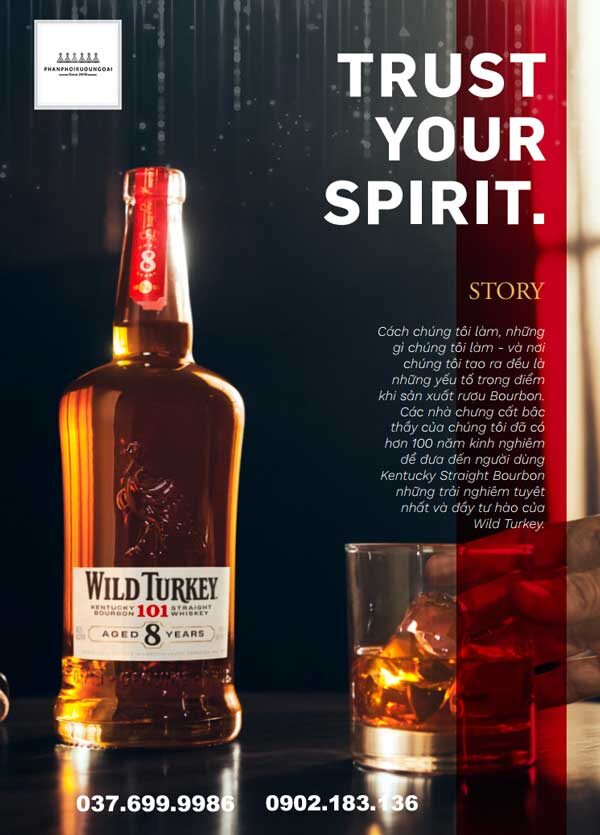 Giới thiệu về rượu Wild Turkey tinh thần Bourbon nước Mỹ
