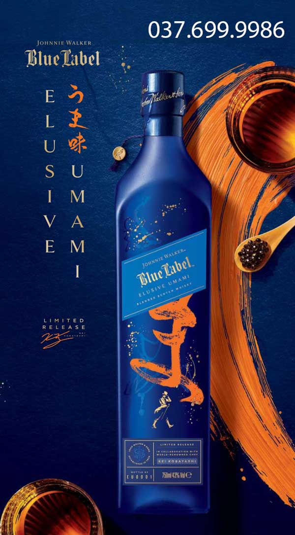 Johnnie Walker Blue Label Elusive Umami cho tết 2024